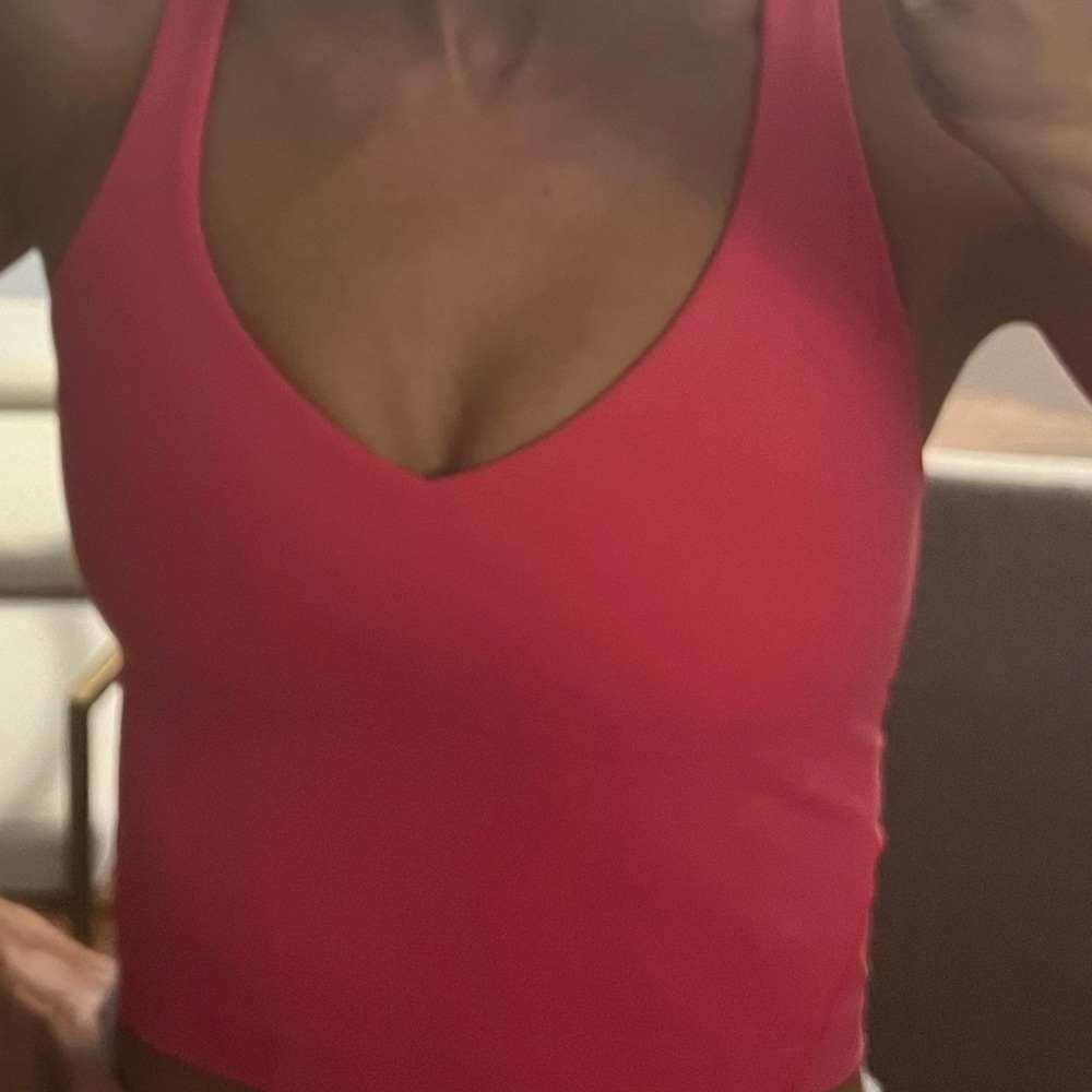 Lululemon Athletica Vibrant Pink Tank Top